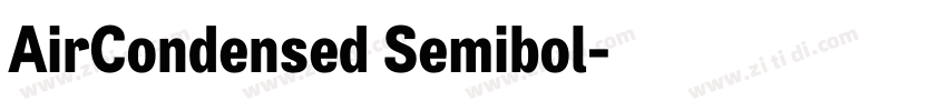 AirCondensed Semibol字体转换